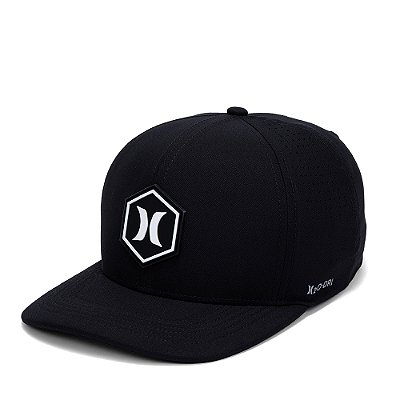Boné Hurley Aba Curva Hexa WT26 Preto
