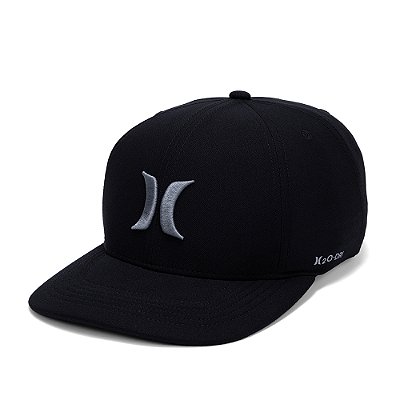 Boné Hurley Aba Curva Icon Juvenil WT26 Preto