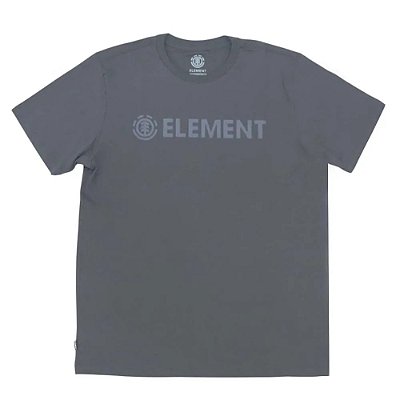 Camiseta Element Blazin WT26 Masculina Cinza Escuro