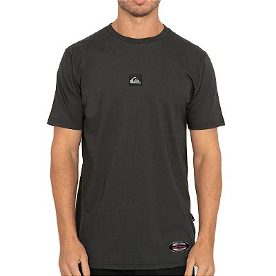 Camiseta Quiksilver Adapted WT26 Masculina Cinza Escuro