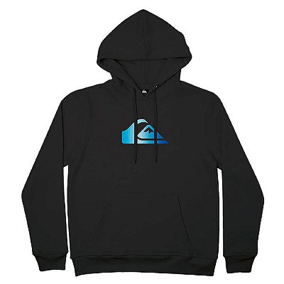 Moletom Quiksilver Canguru New Metal WT26 Masculino Preto