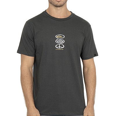 Camiseta Quiksilver Harmony Spiral WT26 Masculina Cinza