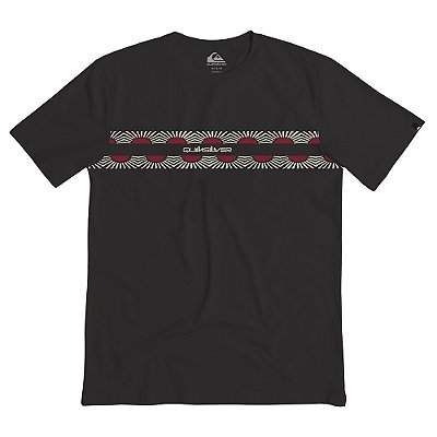 Camiseta Quiksilver Line Logo WT26 Masculina Preto