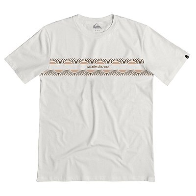 Camiseta Quiksilver Line Logo WT26 Masculina Snow White