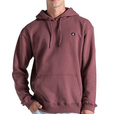 Moletom Volcom Canguru Foreman WT26 Masculino Bordô