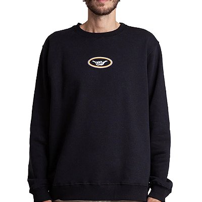 Moletom Hang Loose Careca Retro WT26 Masculino Preto