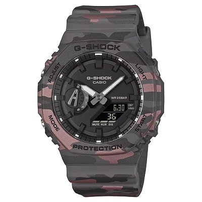 Relógio G-Shock GA-2100CM-8ADR Camuflado