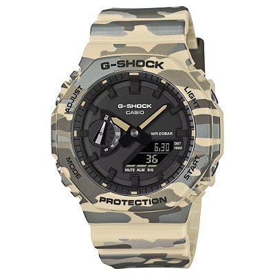 Relógio G-Shock GA-2100CM-5ADR Camuflado