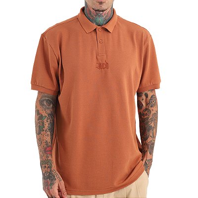 Camisa MCD Polo Caligraffiti WT26 Masculino Marrom Era