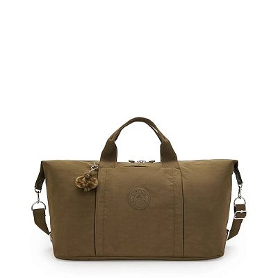 Sacola de Viagem Kipling Bori Smooth Khaki