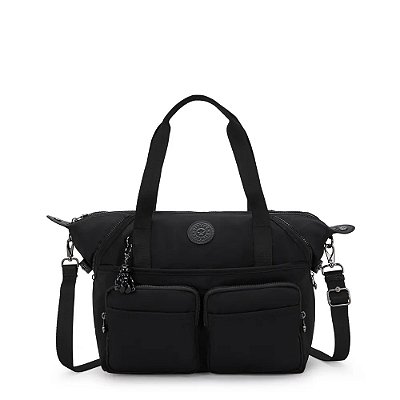 Bolsa Kipling New Art Duo Pocket Infinite Black