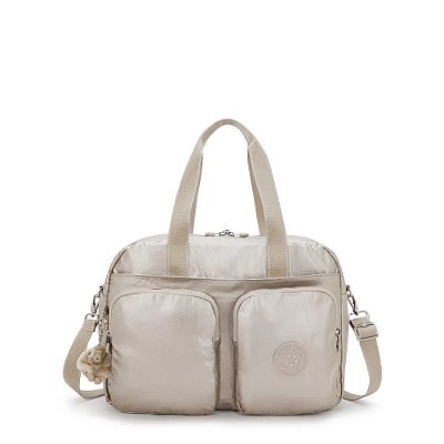 Sacola de Mão Kipling Defea Xl Metallic Glow