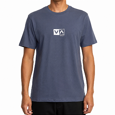 Camiseta RVCA Mini Balance Box WT26 Masculina Azul