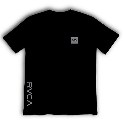 Camiseta RVCA RVCA 2X WT26 Masculina Preto