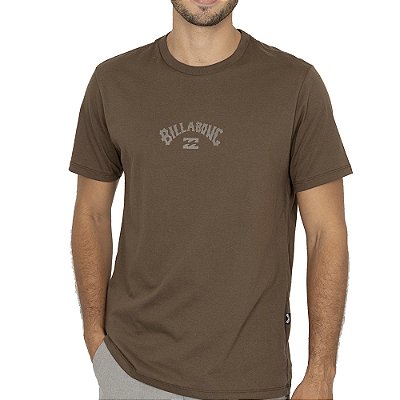 Camiseta Billabong Mid Arch I WT26 Masculina Marrom