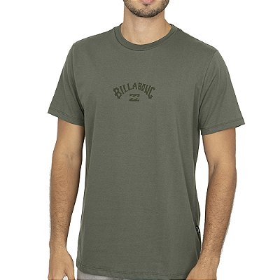 Camiseta Billabong Mid Arch I WT26 Masculina Verde Millitar