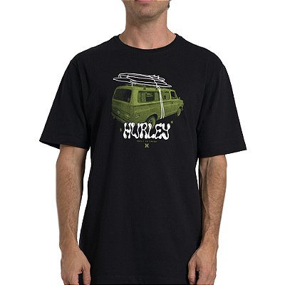 Camiseta Hurley Travel WT26 Masculina Preto