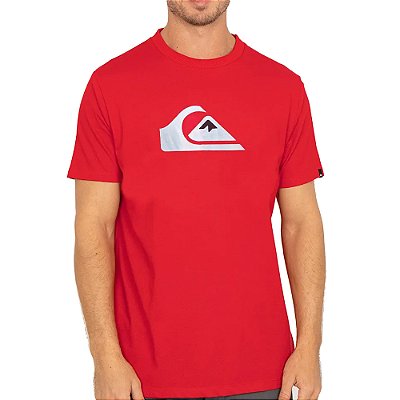 Camiseta Quiksilver Comp Logo WT26 Masculina Vermelho