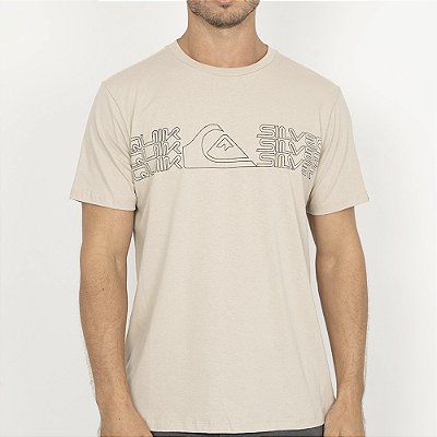 Camiseta Quiksilver Big Block WT26 Masculina Areia