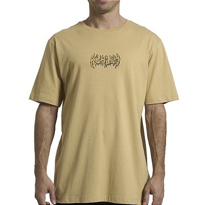 Camiseta Hurley Noise WT26 Masculina Bege