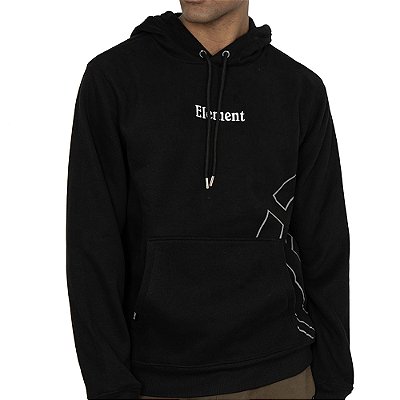 Moletom Element Canguru Outline WT26 Masculino Preto