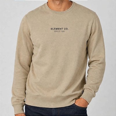 Moletom Element Careca Siganature CO. WT26 Masculino Areia