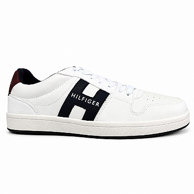Tênis Tommy Hilfiger H Low Cut Lace-Up Sneaker RWB