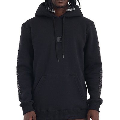 Moletom MCD Canguru Caligrafitti WT26 Masculino Preto