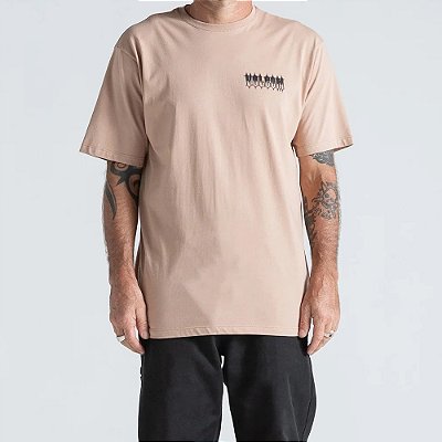 Camiseta Volcom Gamma Doom WT26 Masculina Bege