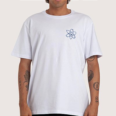 Camiseta Hang Loose Atom WT26 Masculina Branco