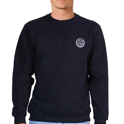 Moletom Rip Curl Careca Wetsuit Icon WT26 Masculino Preto