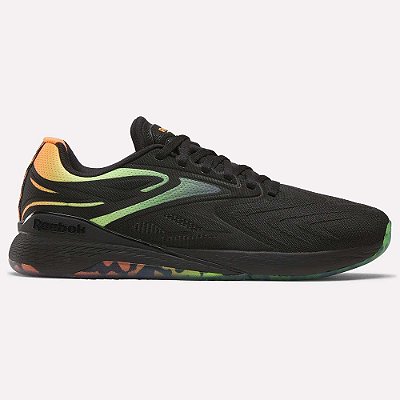Tênis Reebok Nano X5 Edge Masculino Black/Arena Orange/Lime