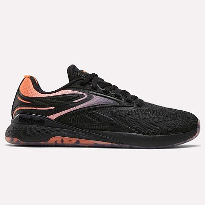 Tênis Reebok Nano X5 Edge Feminino Black/Arena Orange/Peach