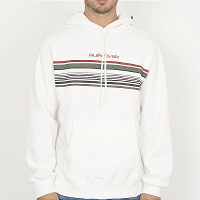 Moletom Quiksilver Canguru Banner WT26 Masculino Branco