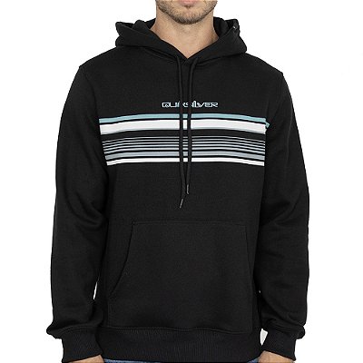 Moletom Quiksilver Canguru Banner WT26 Masculino Preto