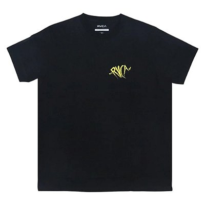 Camiseta RVCA Mushroom Skull WT26 Masculina Preto