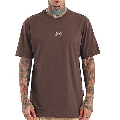 Camiseta MCD Caligrafiti Outline WT26 Masculina Marrom Ruina