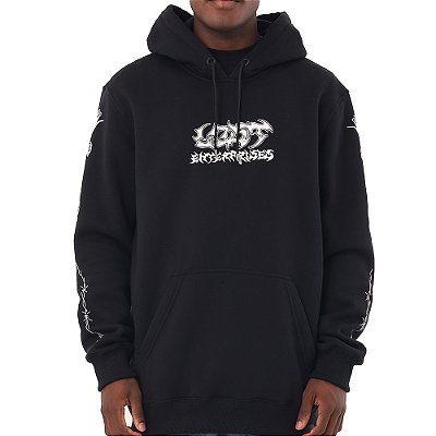 Moletom Lost Canguru Roses WT26 Masculino Preto