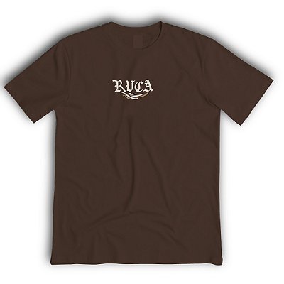 Camiseta RVCA Retract WT26 Masculina Marrom