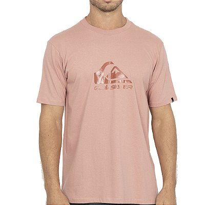 Camiseta Quiksilver Full Logo WT26 Masculina Rosa