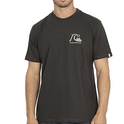 Camiseta Quiksilver The Original WT26 Masculina Cinza Escuro