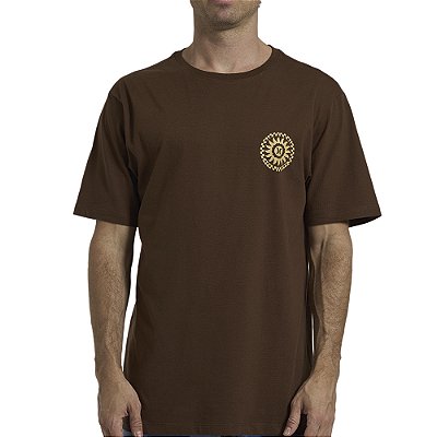 Camiseta Hurley Empire Over WT26 Masculina Marrom