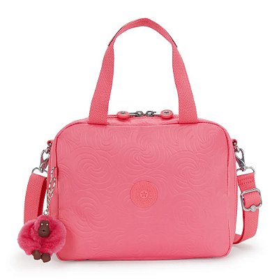 Lancheira Kipling Miyo Pink Swirl Emb
