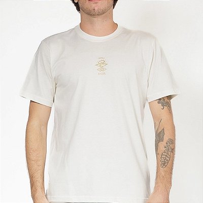 Camiseta Rip Curl Reveillon The Search SM26 Masculina Branco