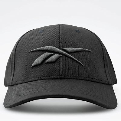Boné Reebok Aba Curva Vector Cinza