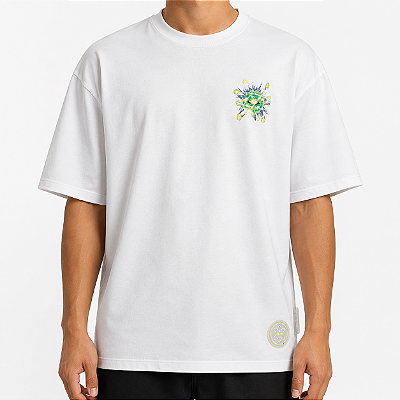 Camiseta Oakley Mad Lab Atom Graphic SS WT26 Branco