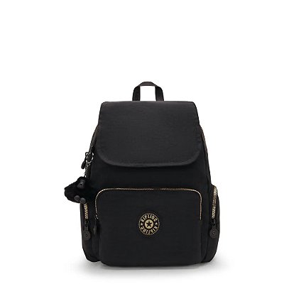 Mochila Kipling City Zip S Glorious Gold