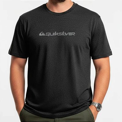 Camiseta Quiksikver New Omni PS WT26 Masculina Preto Mescla