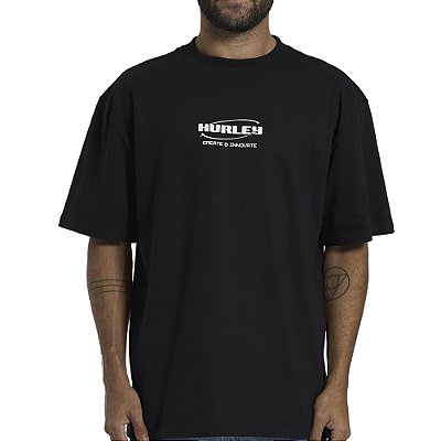 Camiseta Hurley Innovate Maxfit WT26 Masculina Preto