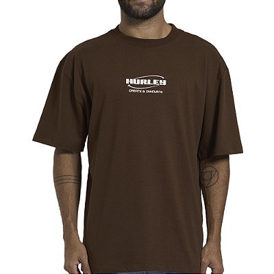 Camiseta Hurley Innovate Maxfit WT26 Masculina Marrom